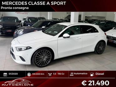 Mercedes classe A Automatic Sport FINANZIABILE