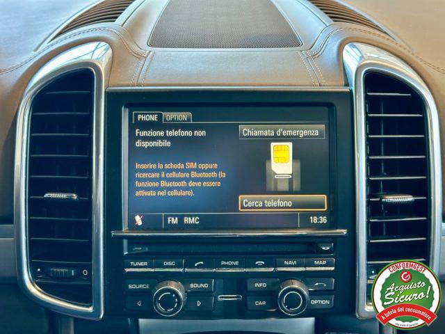 PORSCHE Cayenne 3.0 S Hybrid *TETTO*BOSE*ACC*SERVICE*PELLE COCOA*