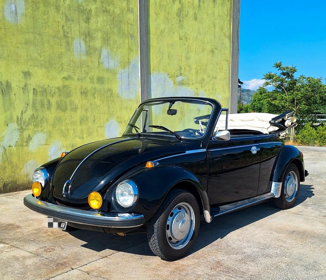 Volkswagen Maggiolino Cabrio - Targa Nera - Libretto a Pagine
