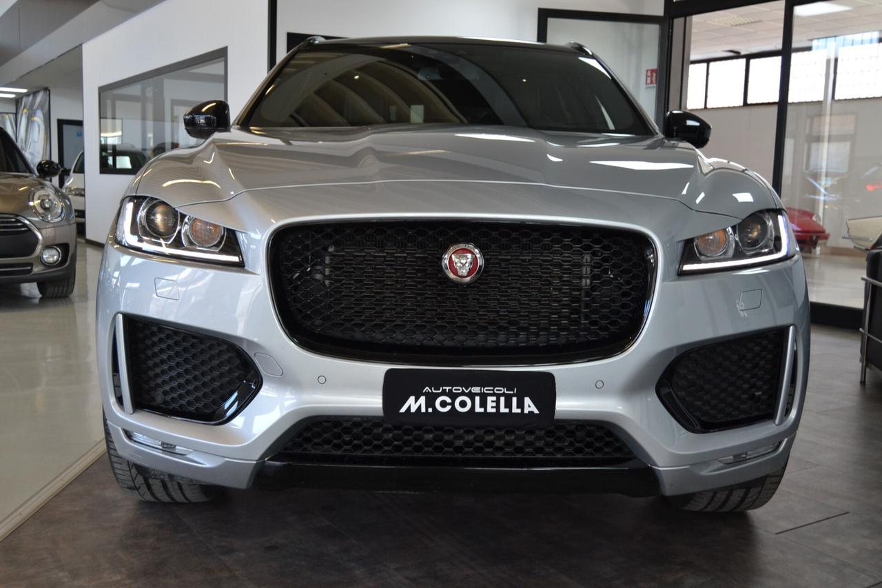 Jaguar F-Pace 2.0 D 240 CV AWD aut. R-Sport KmDoc/Tetto/Cruise