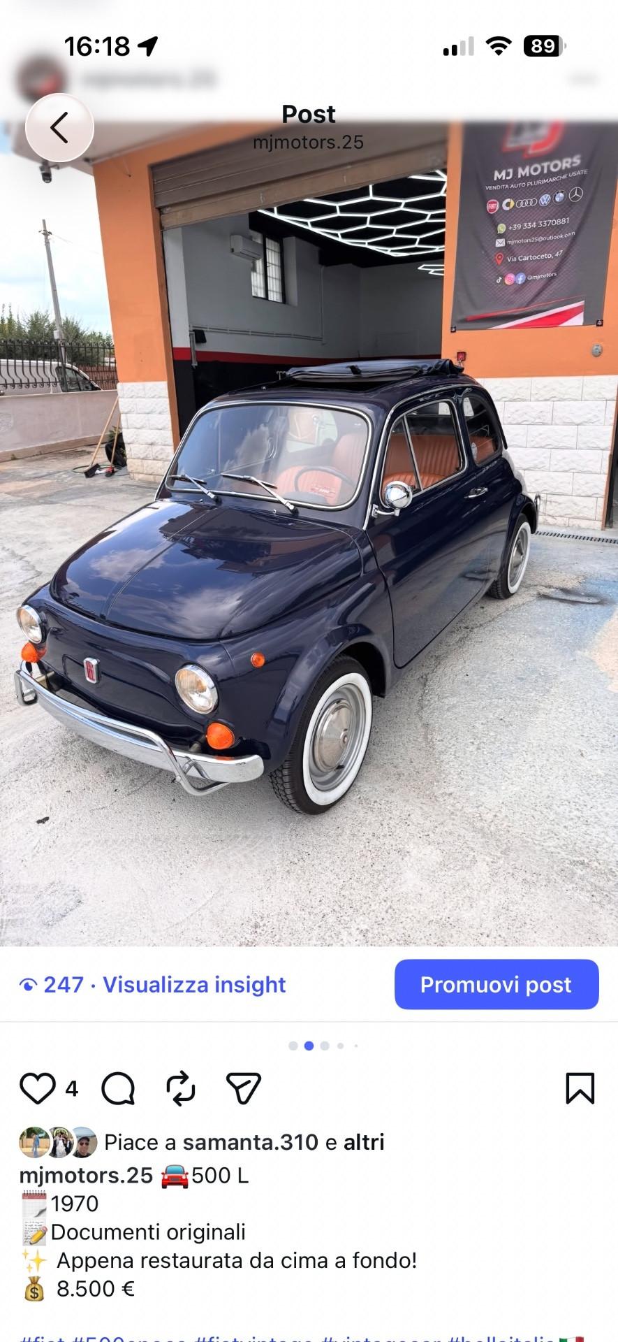Fiat 500 d’Epoca