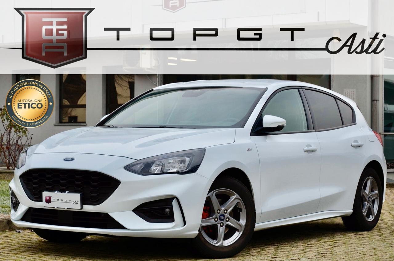 FORD FOCUS 1.0 ECOBOOST ST-LINE X 155cv, UFF ITALIANA, EURO 6D, RETROCAMERA, NAVI, PERMUTE