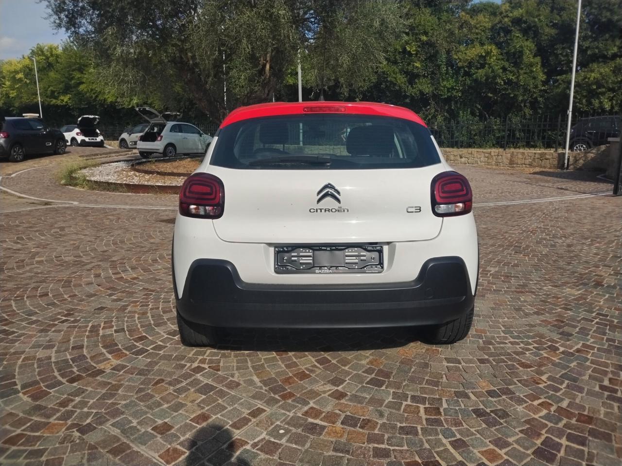 Citroen C3 tetto rosso