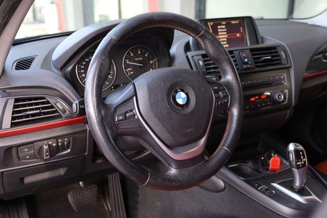 BMW 118 d 5p. Sport Automatica F20 Pelle ROSSA Cartier 18"
