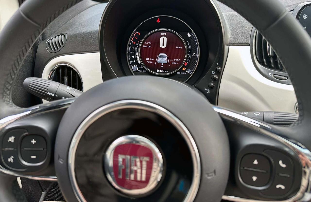 Fiat 500 1.0 Hybrid Dolcevita Interni Misto Pelle
