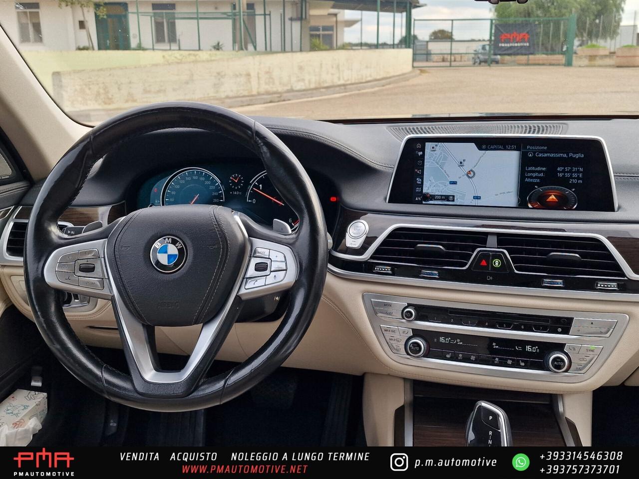 BMW 730 d xdrive Luxury auto tagl. bmw