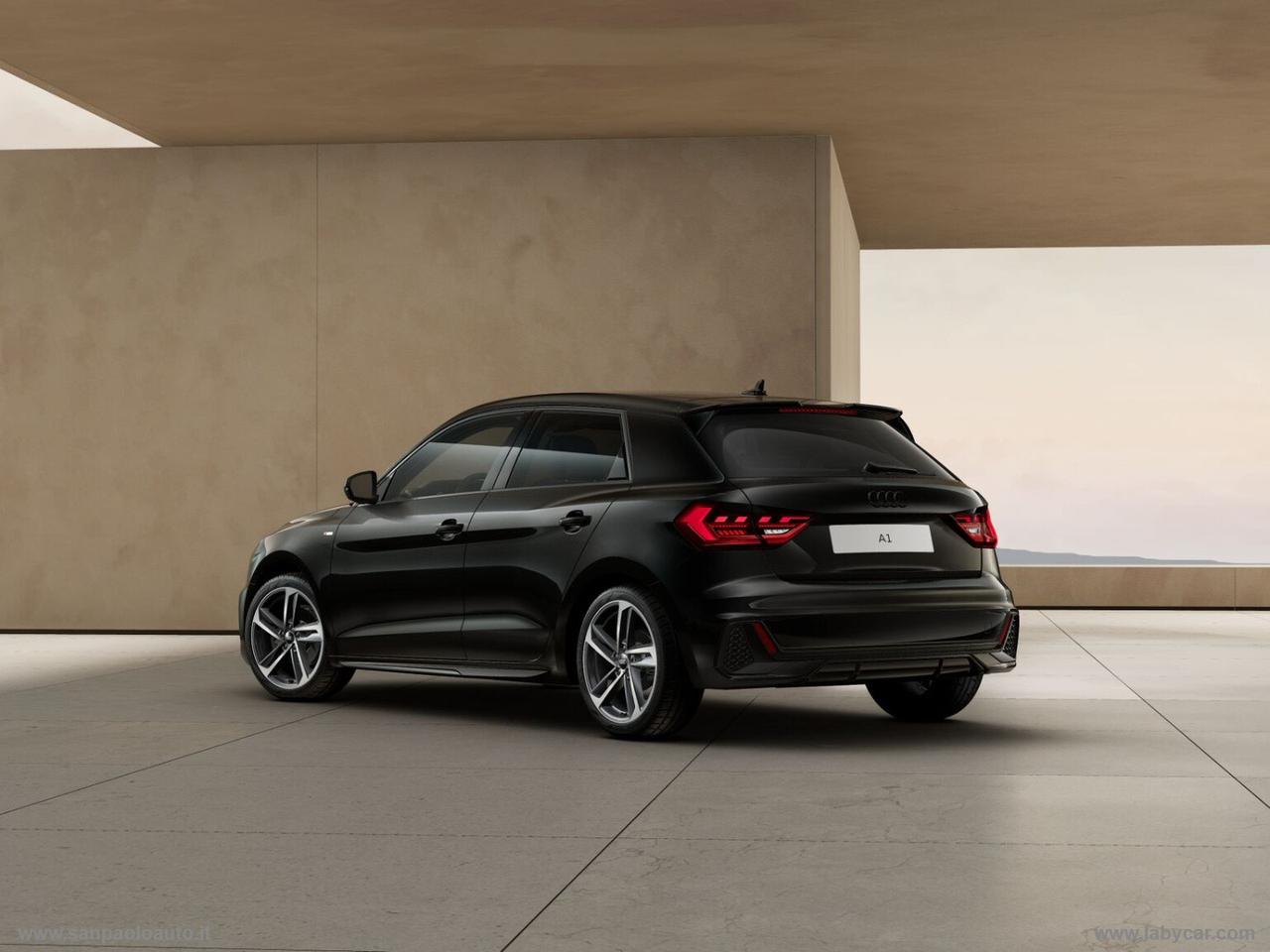 AUDI A1 SPB 30 TFSI S tronic Identity Black