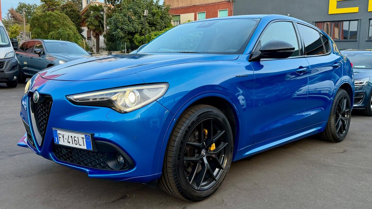 ALFA ROMEO STELVIO Q4 MY20 2.2 VELOCE TURBODIESEL AT8 210 CV - VOLANTE E SEDILI IN PELLE RISCALDABILI, FULL LED
