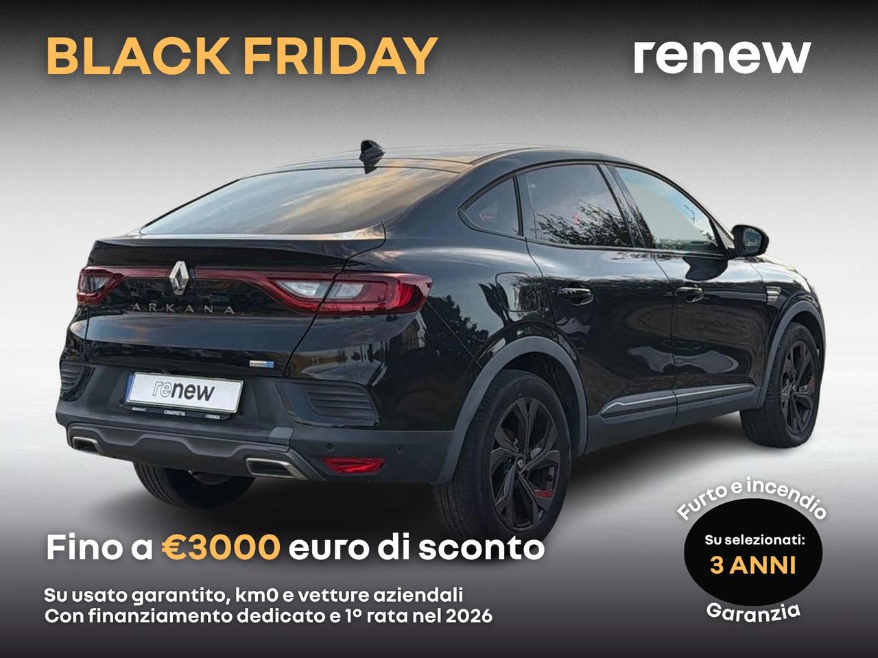 Renault Arkana 1.6 e-tech full hybrid r.s. line 145cv