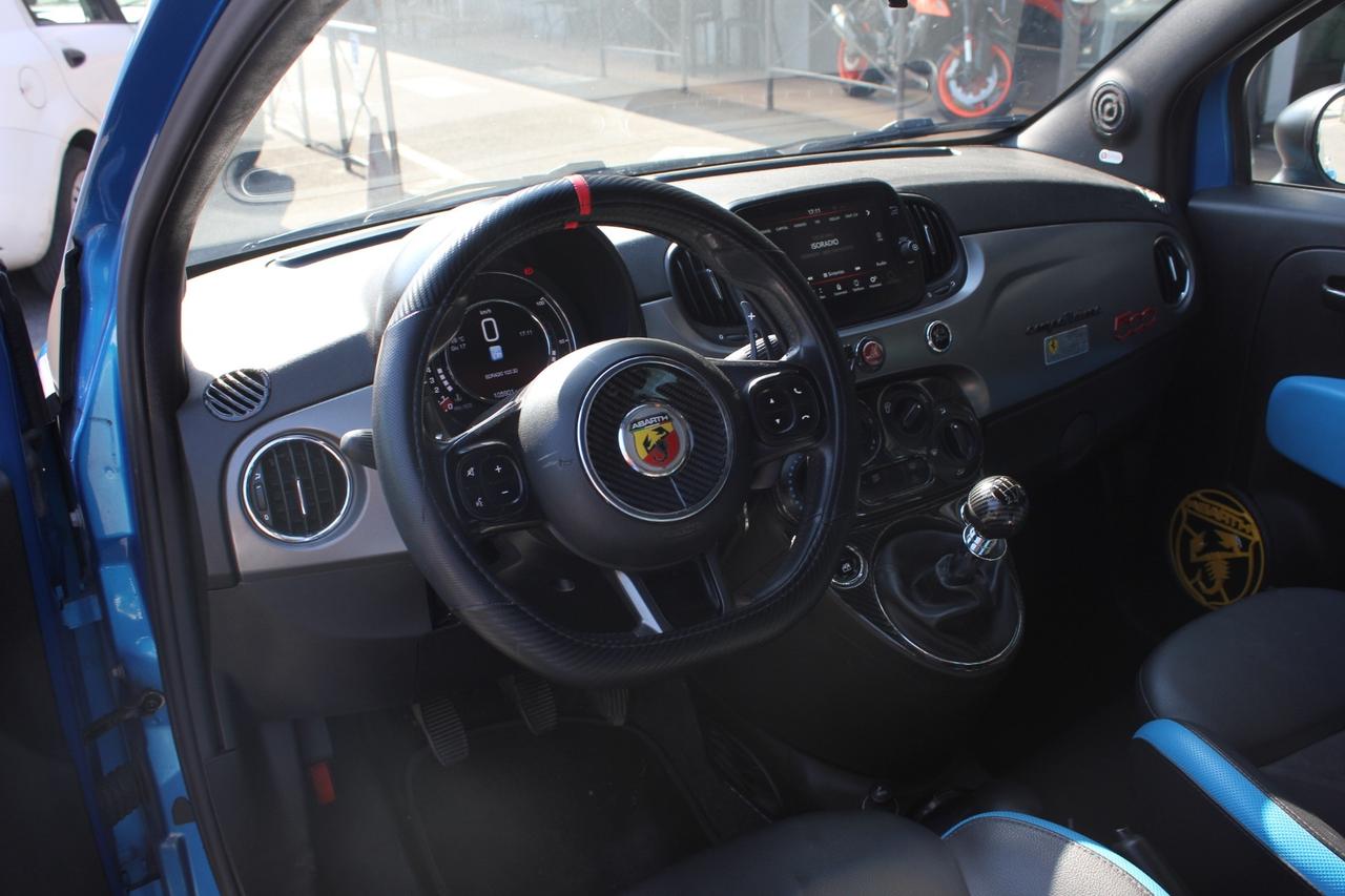 FIAT 500 1.2 69 CV ''LOOK ABARTH 695 TRIBUTO FERRARI INTERNI MISTO PELLE TRAFORATA