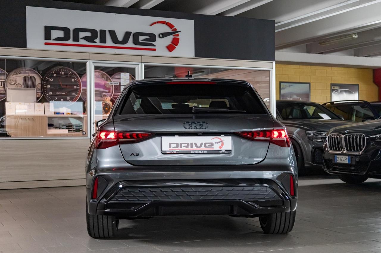 Audi A3 Sportback 1.5 tfsi mhev S line edition 150cv s-tronic