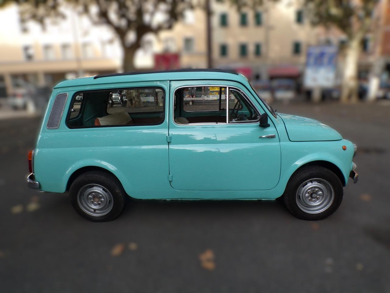 FIAT Autobianchi 500F - GIARDINIERA - ESEMPLARE UNICO - ISCRITTA ASI - LIBRETTO ORIGINALE