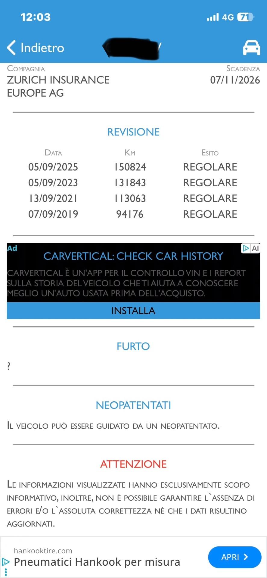 Lancia MUSA 1.9 Multijet Platino Plus