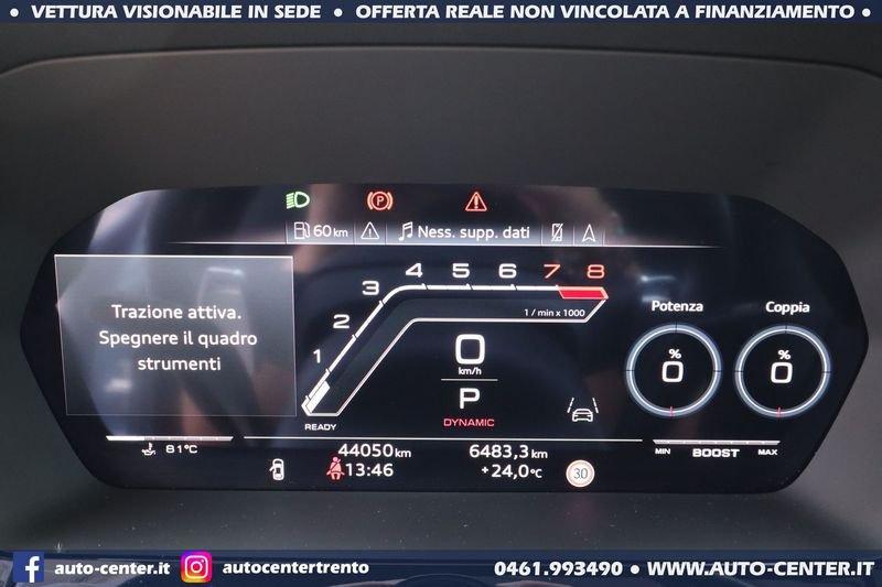 Audi A3 RS3 SPB TFSI TETTO VMAX *GARANZIA2027
