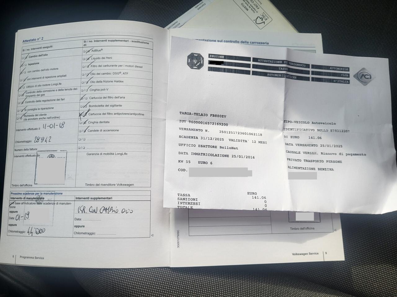 Volkswagen up! 1,0-UNICA PROPR-EURO 6-3 REVISIONI