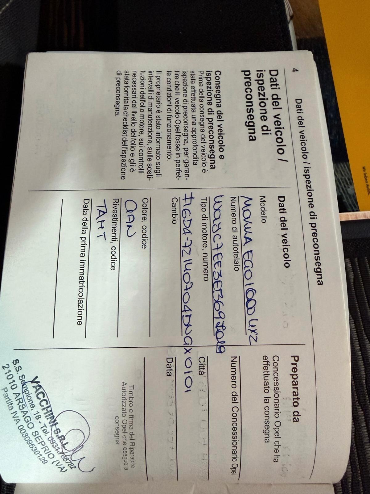 Opel Mokka Benzina Km 67.000 Tagliandi Certificati Neopatentati