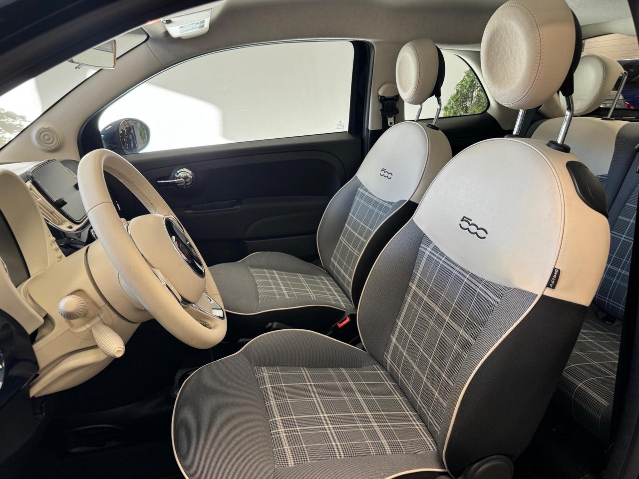Fiat 500 1.2 Lounge Navi Pelle Garanzia 12 Mesi