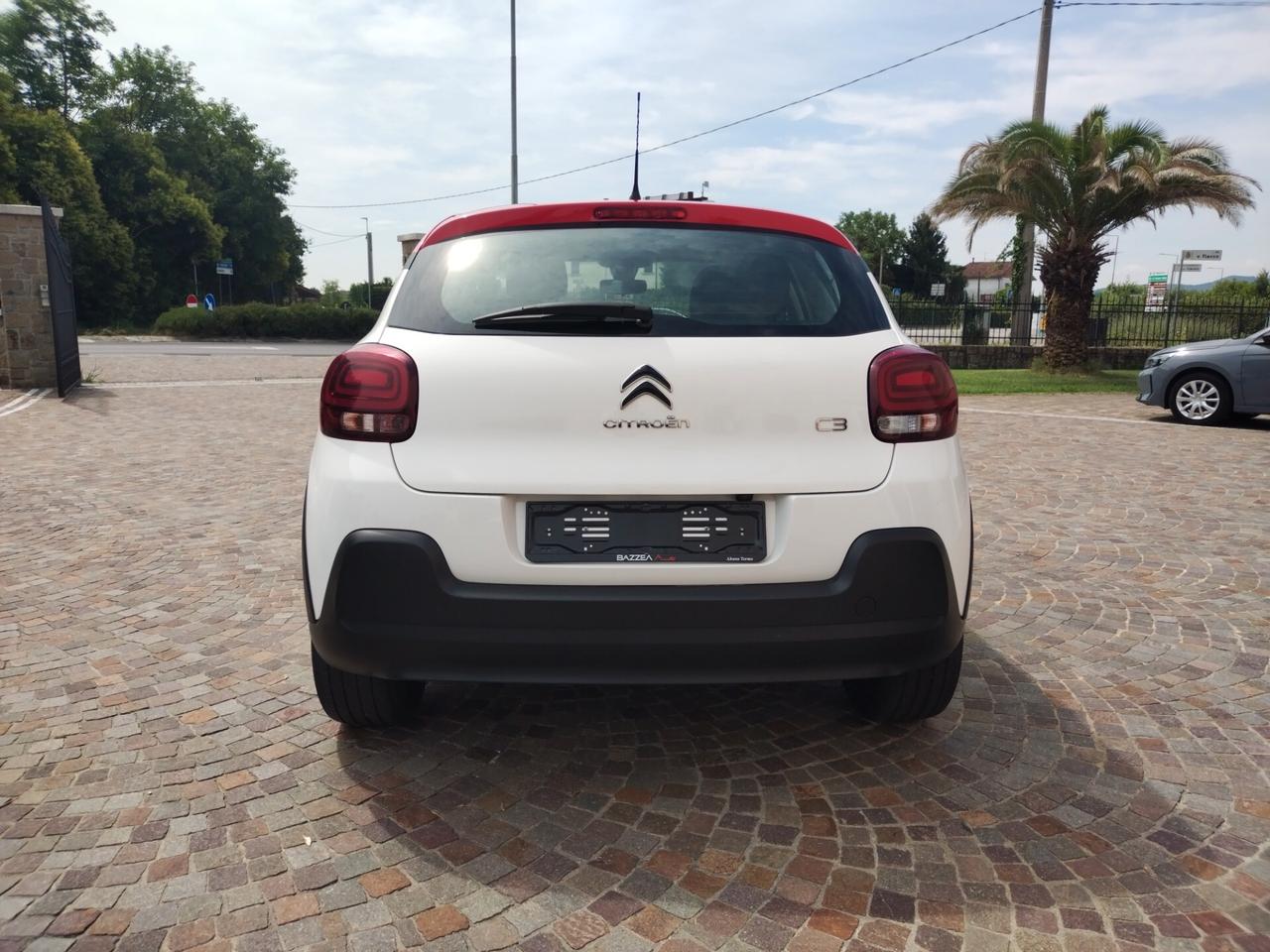 Citroen C3 Shine tetto rosso