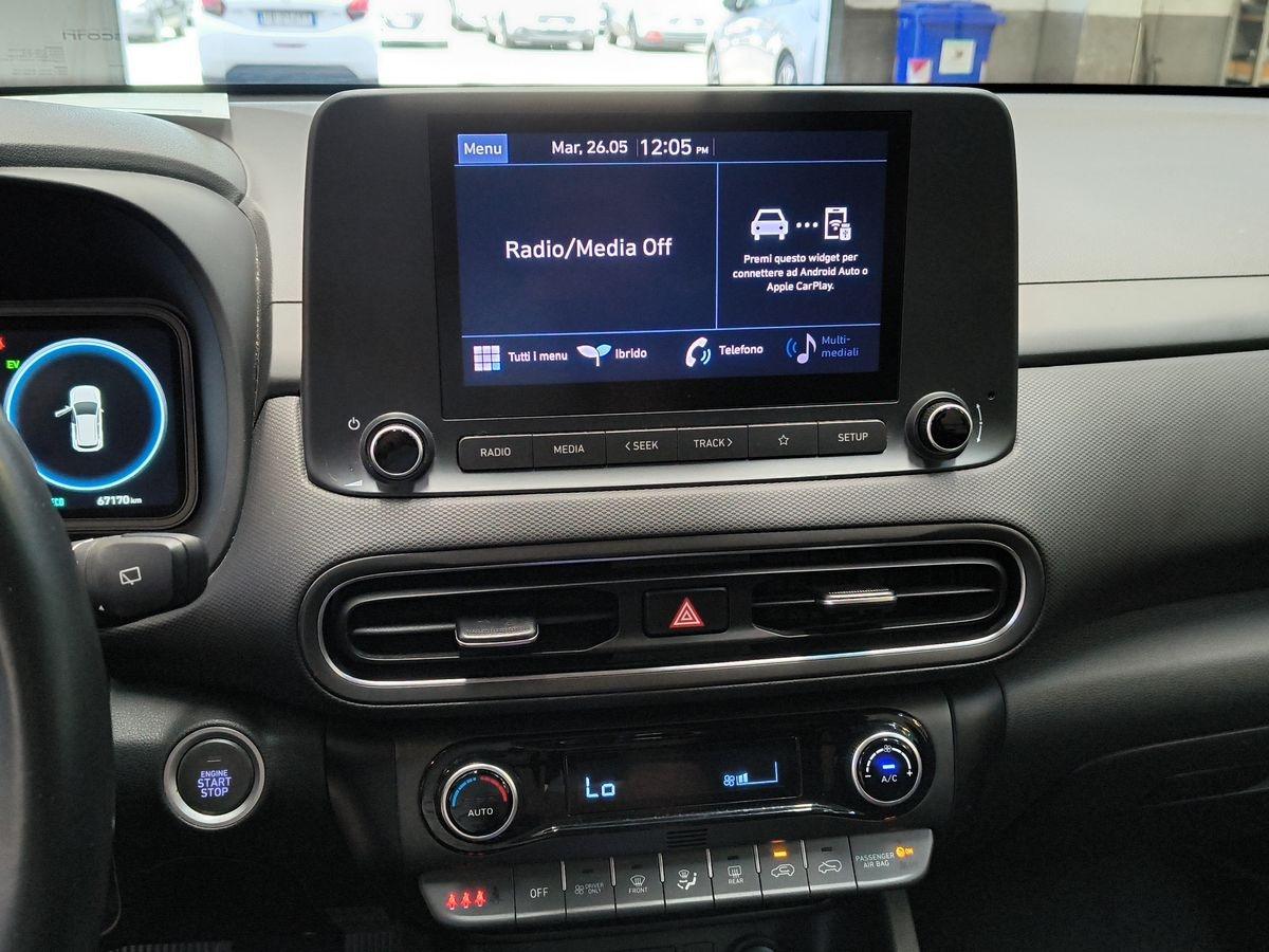HYUNDAI Kona I 2021 - Kona 1.6 gdi hev Xline Safety Pack 2wd 141cv d