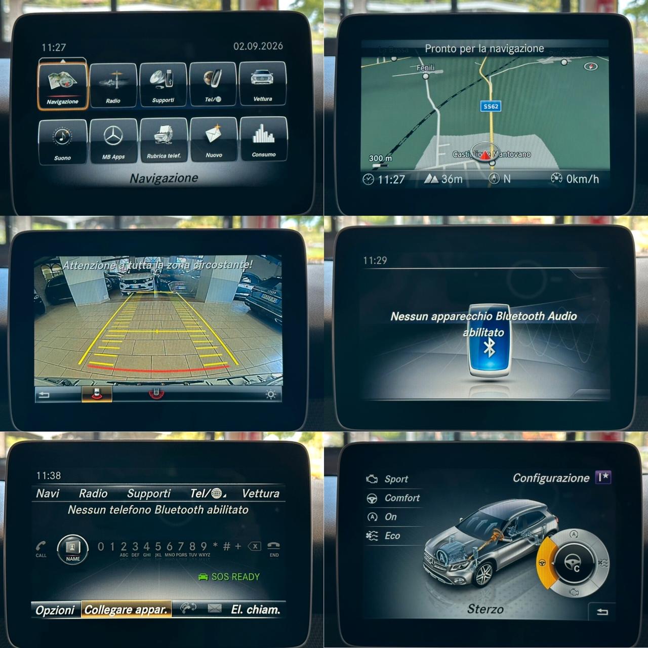 MERCEDES - BENZ GLA 180 d AUTO *TETTO*NEOPATENTATI*CAMERA*