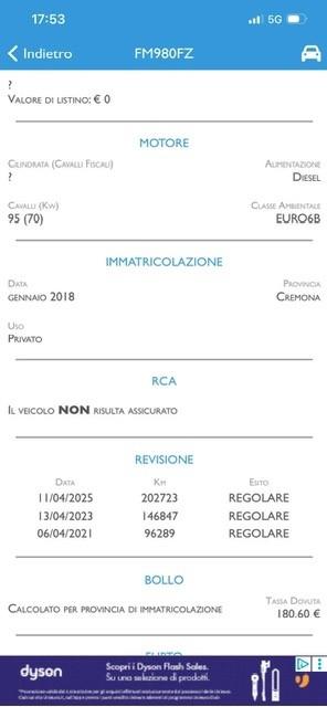 Fiat Tipo 1.3 Mjt S&S 5 porte Business