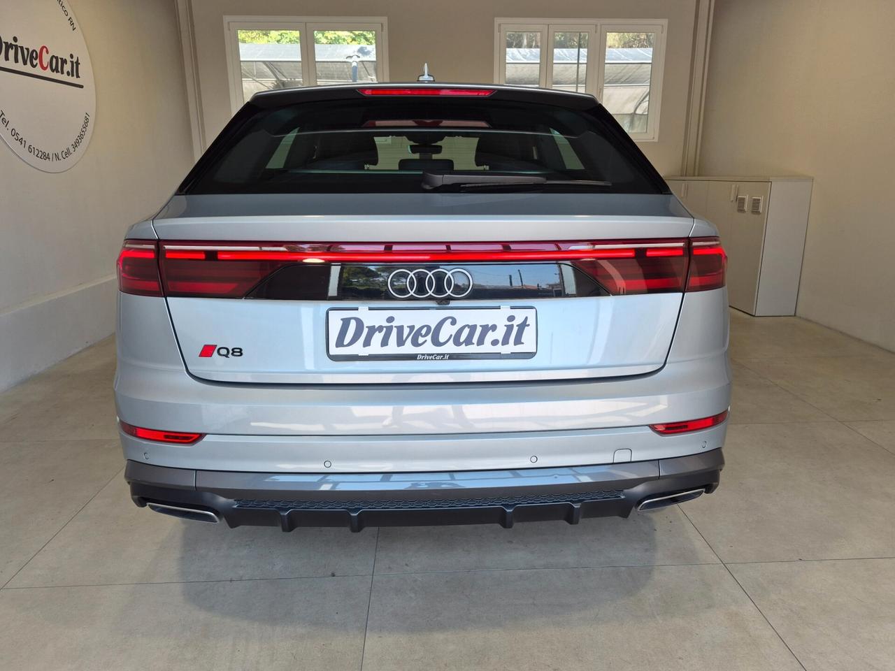 Audi Q8 45 TDI S LINE QUATTRO TIPTRONIC SOSPENSIONI ADATTIVE LASER C.21" APPLE CAR PLAY/ANDROID AUTO LUCI AMBIENTE PLUS 360°