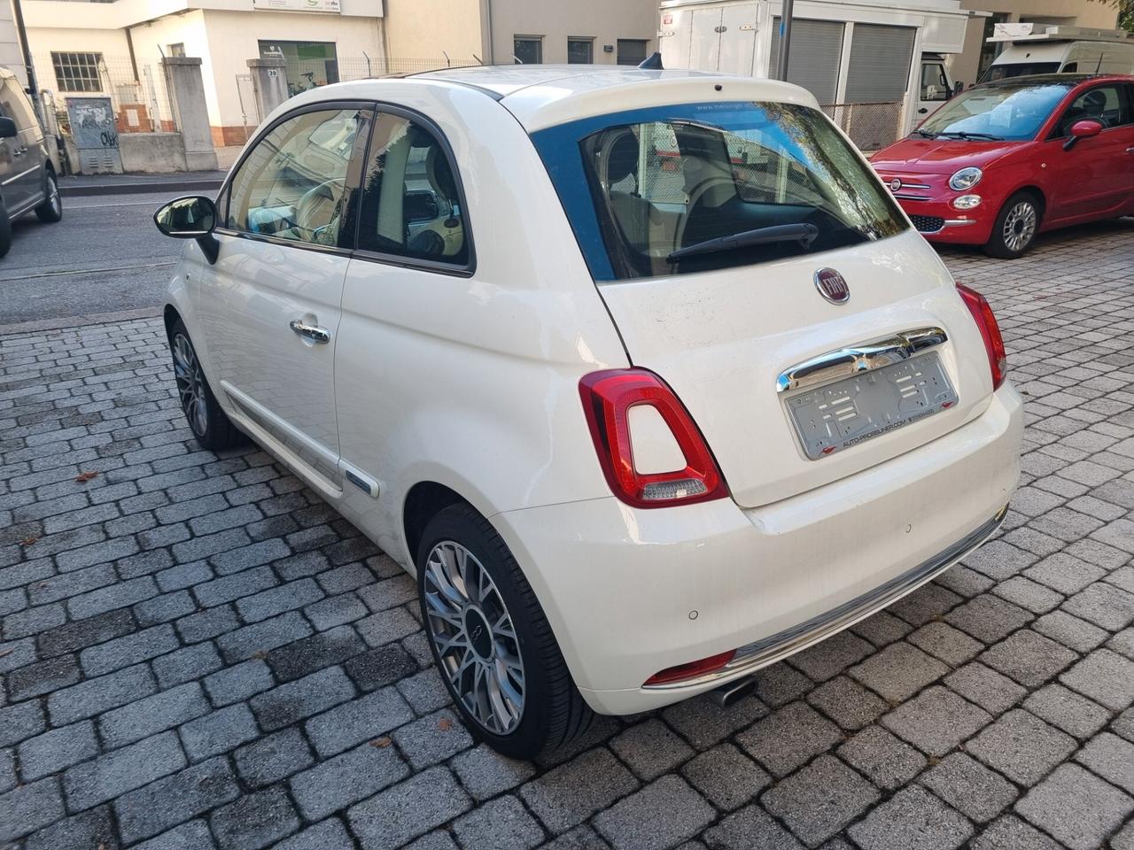 Fiat 500 1.2 Lounge 69cv anno2017 km71000 neopat