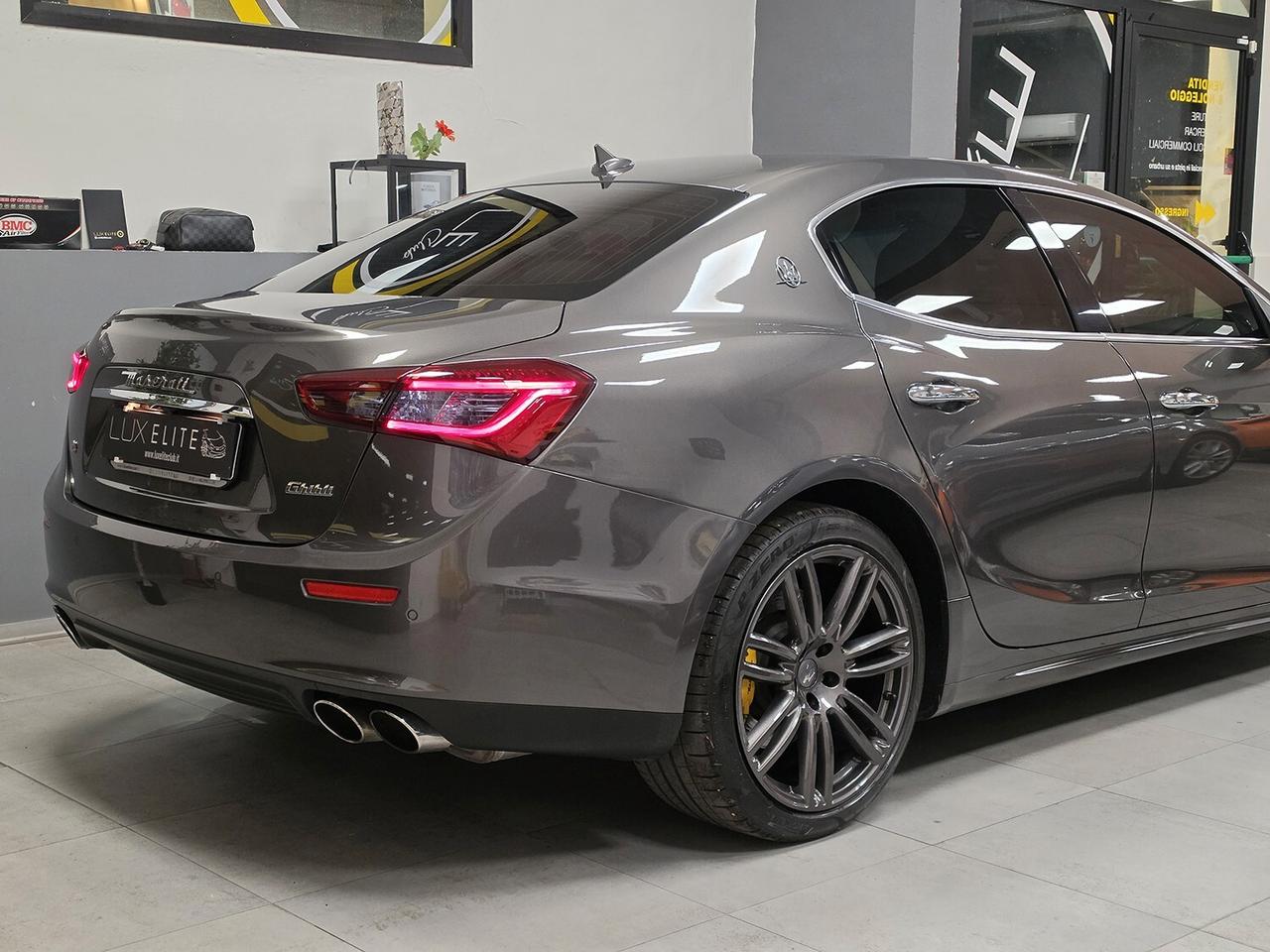 Maserati Ghibli V6 S Q4 TETTO_LEGNO_PREGIATO_SOSP\SCARICO SPORT_ GRIGIO MARATEA_FATTURE ORIG._ 12 MESI GARANZIA_