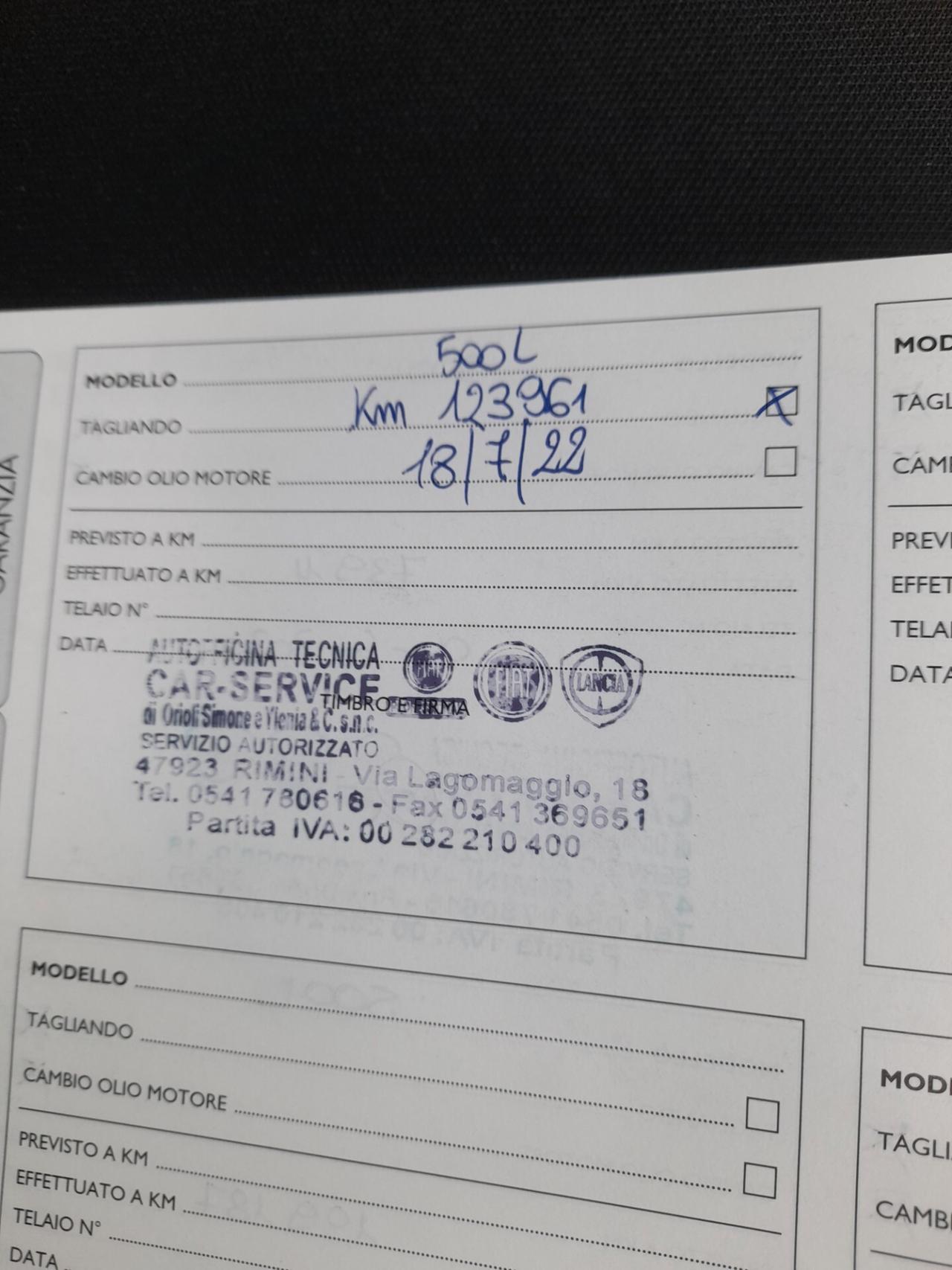 Fiat 500L 0.9 TwinAir Turbo Natural Power Pop Star