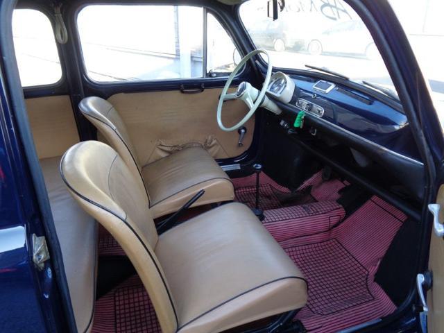 FIAT 600 D Fanalona *TARGHE ORIGINALI* *RESTAURATA*