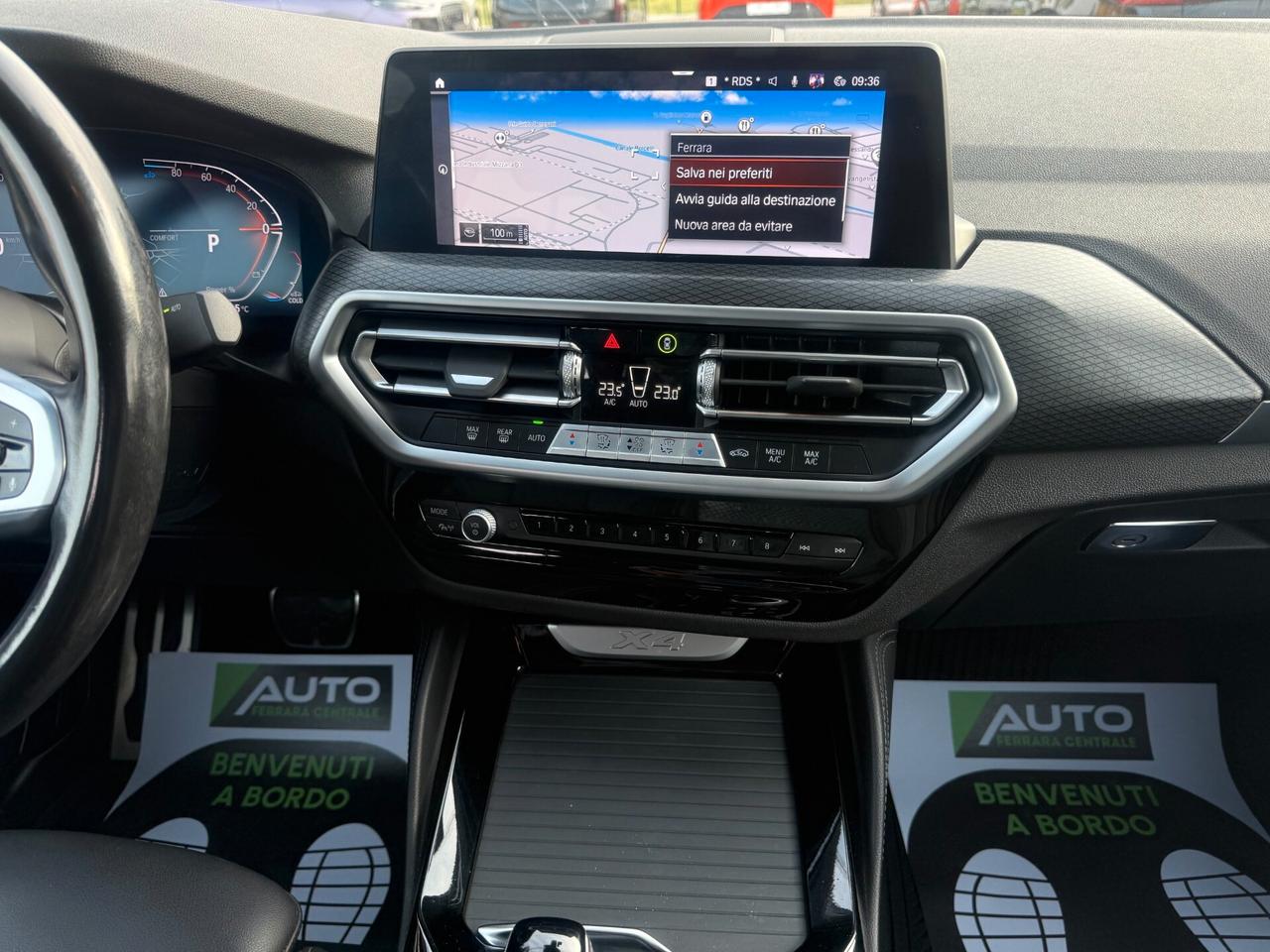Bmw X4 Total Black 190cv xDrive20d mhev 48V Msport Unico proprietario Tagliandi BMW