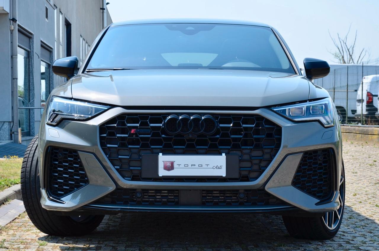 AUDI RSQ3 SPORTBACK 2.5 EDITION 10 YEARS QUATTRO 400cv S-TRONIC, BOLLO E SUPER 4/27, SERVICE AUDI, CARBOCERAMICA, TETTO, SEDILI CARBONIO, MATRIX, HI-FI SONOS, PERMUTE