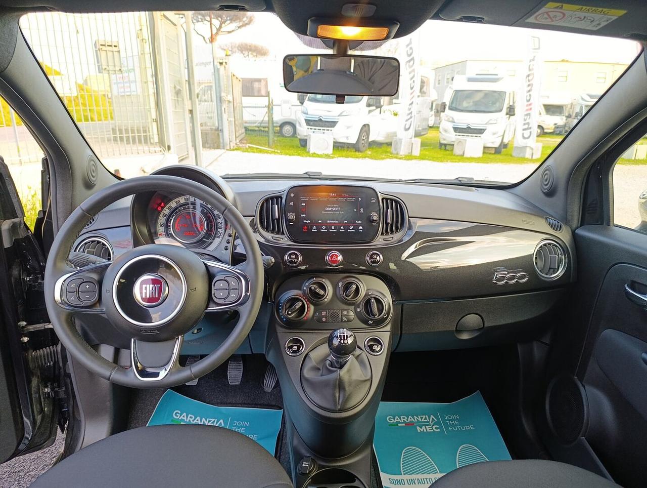 Fiat 500 1.0 hybrid 70cv Sensori di Parcheggio tetto Pan