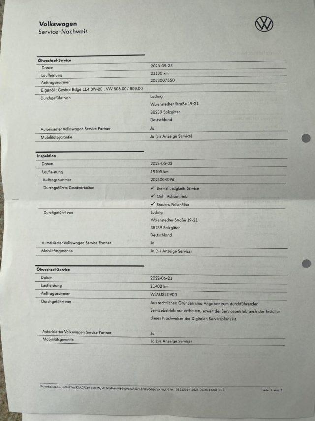 VOLKSWAGEN Golf VIII 2.0 TSI DSG GTI