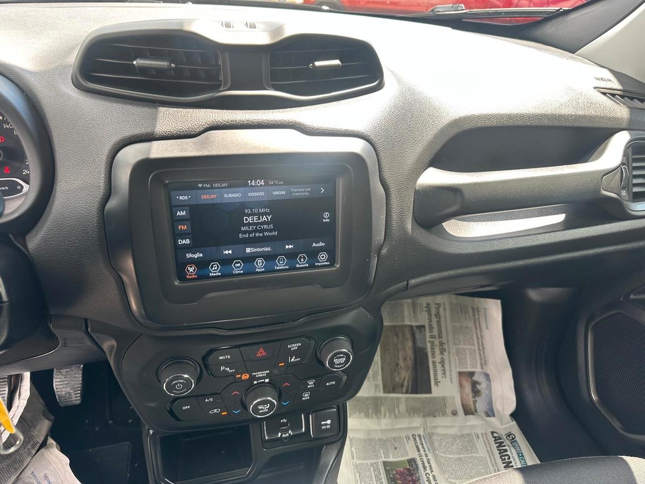 Jeep Renegade 1.6 Mjt 120 CV Longitude NEOPATENTATI