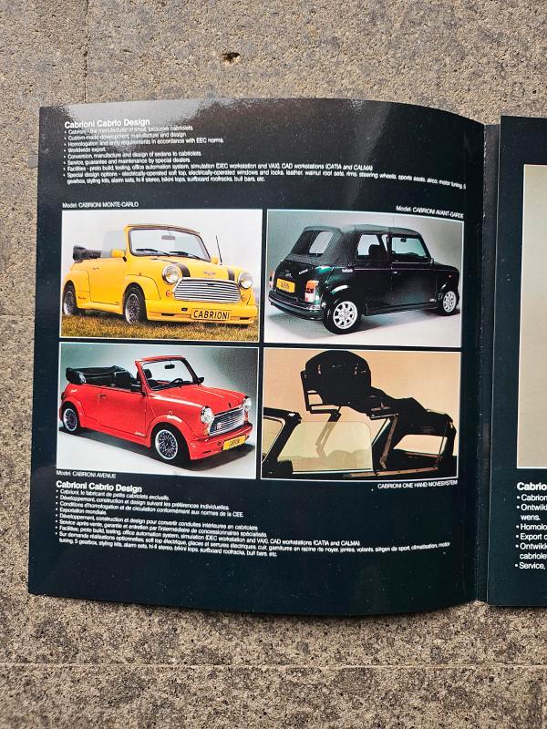 Rover Mini Cabriolet ROVER Mini 1.0 Cabriolet CABRIONI CABRIO DESIGN