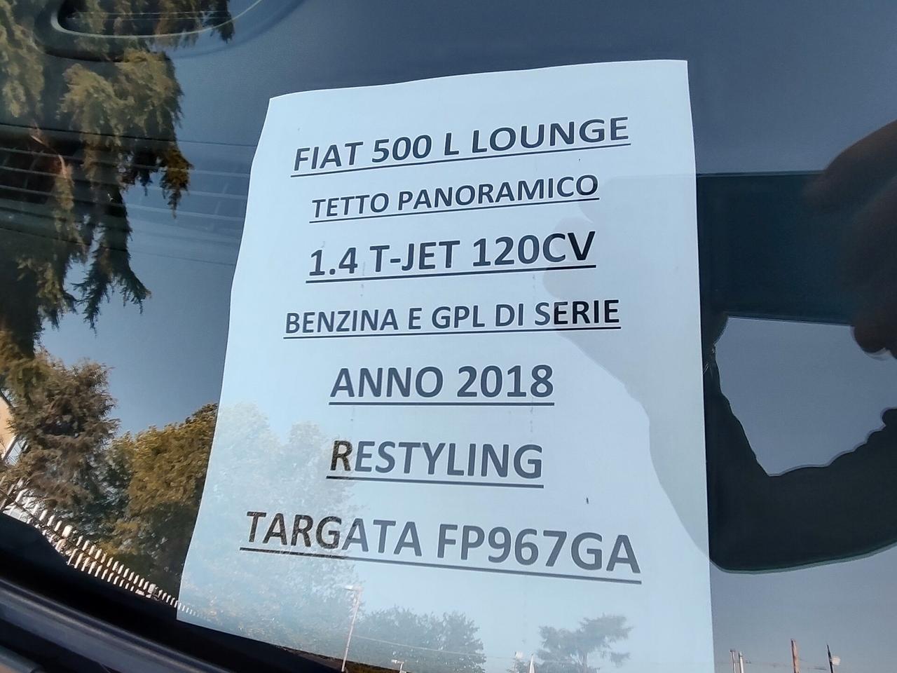 Fiat 500L 1.4 T-Jet 120 CV GPL DI SERIE Lounge