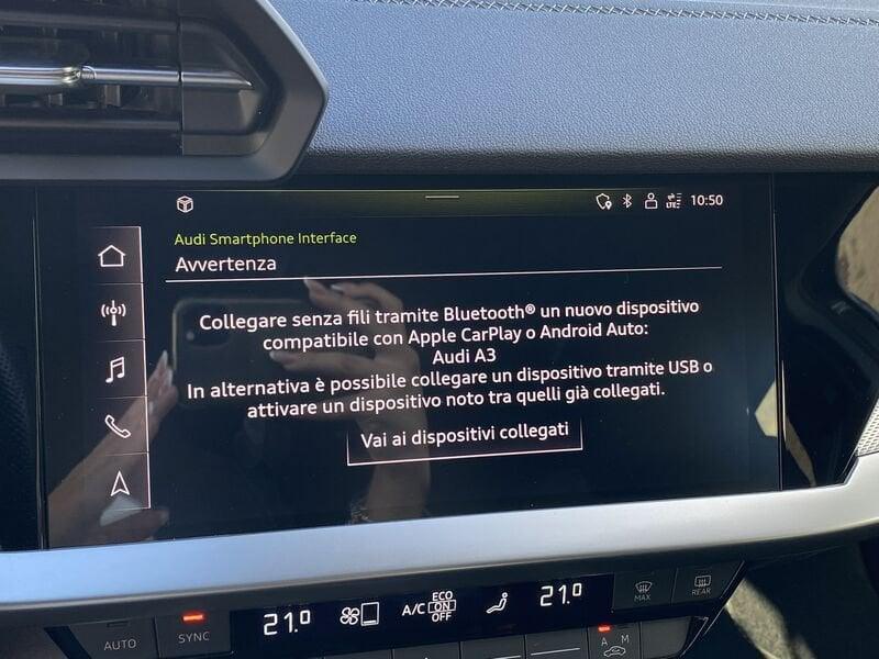 Audi A3 SPB S Line interno ed esterno 2.0 TDI 150CV S-Tronic 35
