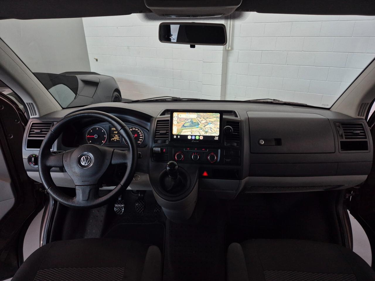 Volkswagen T5 Caravelle 2.0d 140cv 5P CarPlay Navi Ganciotraino Subwoofer