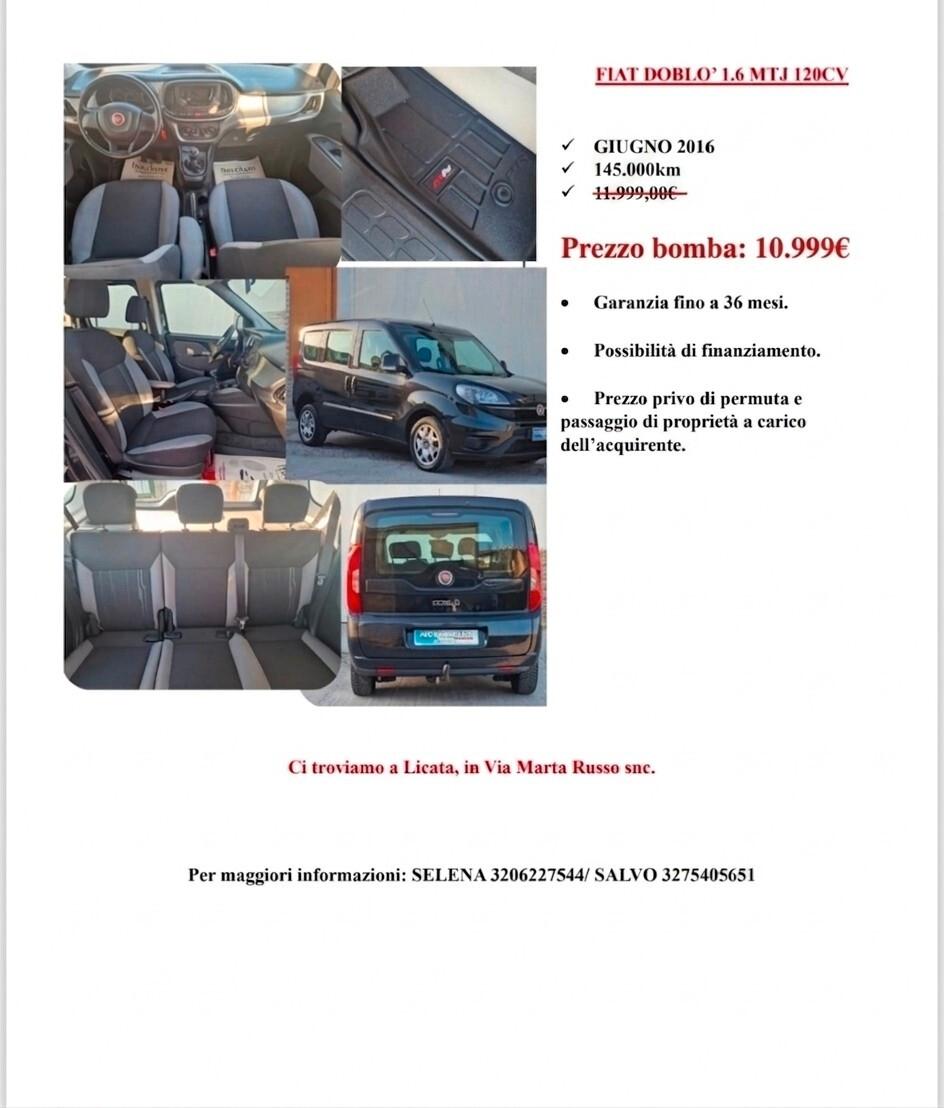 Fiat Doblò 1.6 MJT 105CV