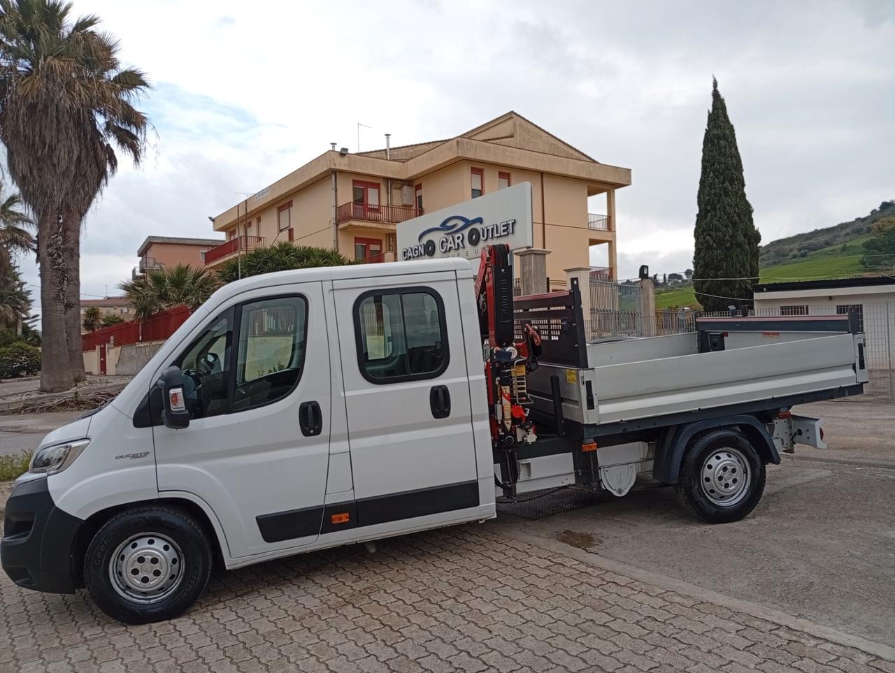 Fiat Ducato 33 2.3 MJT 130 CV GRU doppia cabina