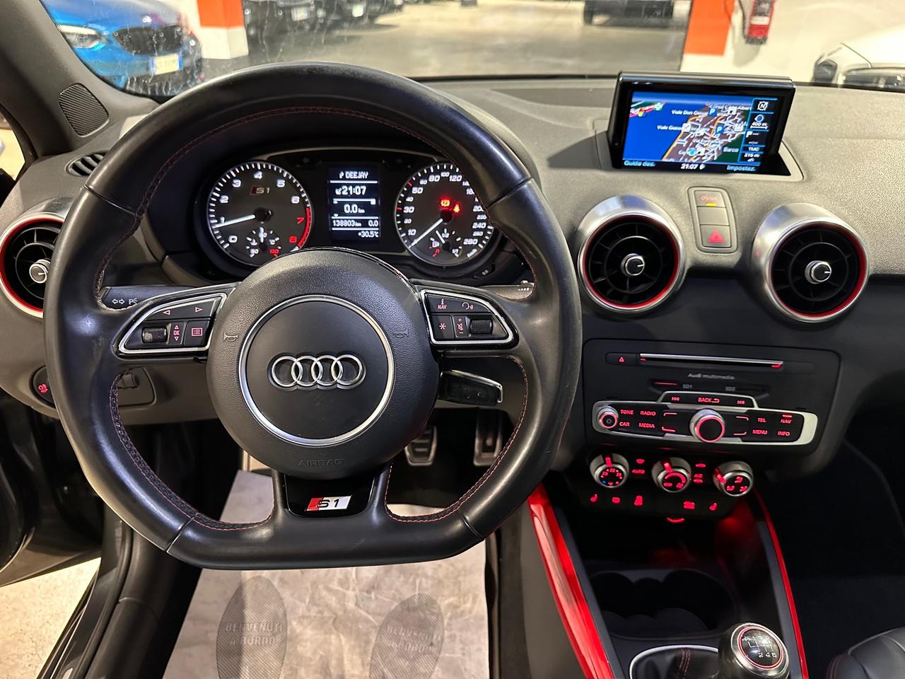 Audi S1 Sportback 2.0 tfsi QUATTRO- GUSCIO -TAGLIANDI AUDI