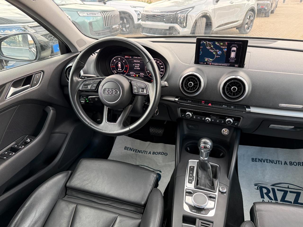 AUDI A3 SPB 30TDI 116CV S-LINE S-TRONIC COCKPIT NAVI FULL LED