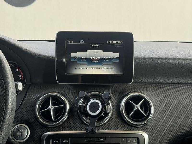 Mercedes-Benz Classe A A 160 d Sport AUTOMATICA NEOPATENTATI CRONOLOGIA TAGLIANDI
