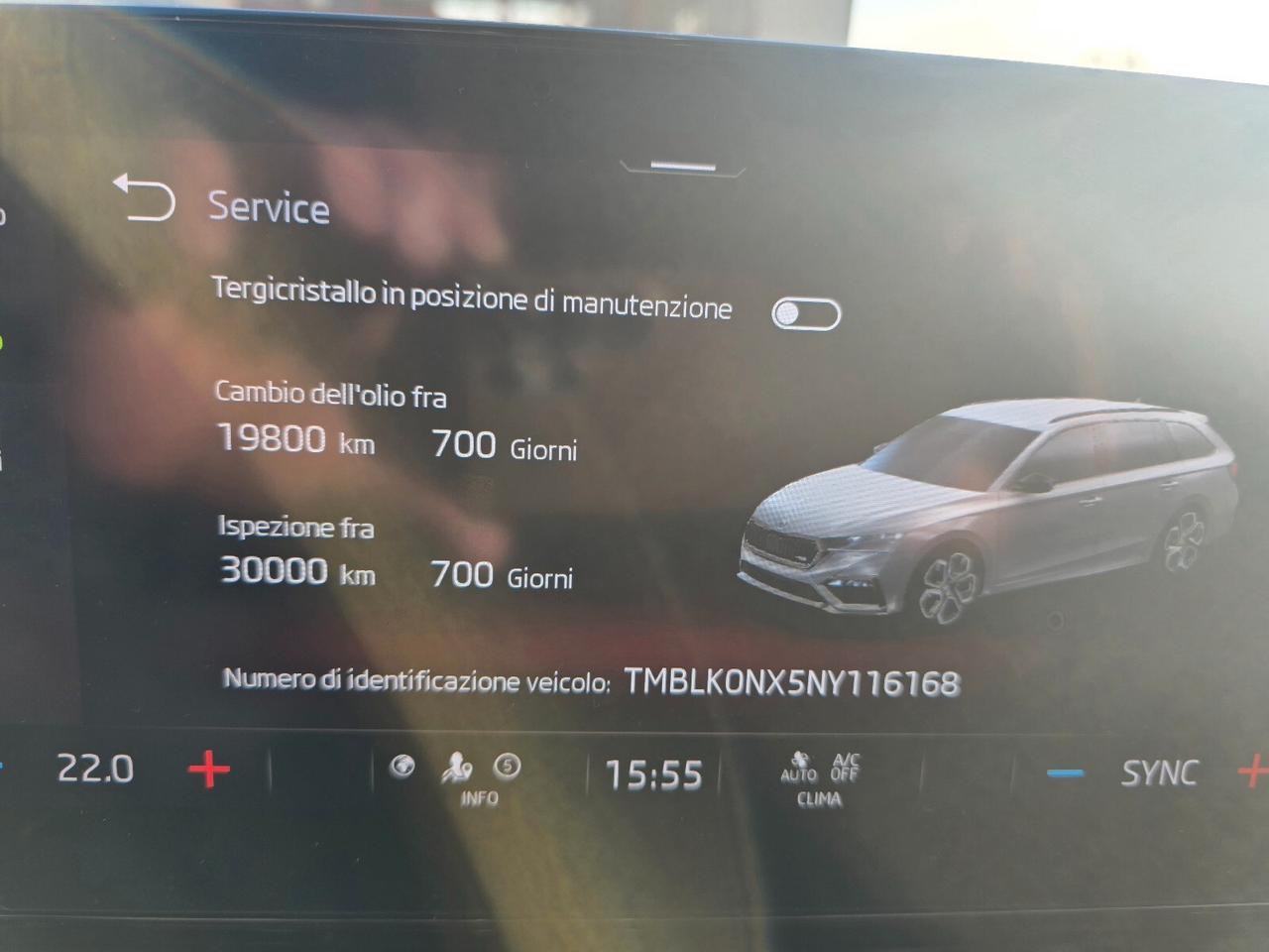 Skoda Octavia 2.0 TDI EVO SCR 200 CV DSG Wagon RS