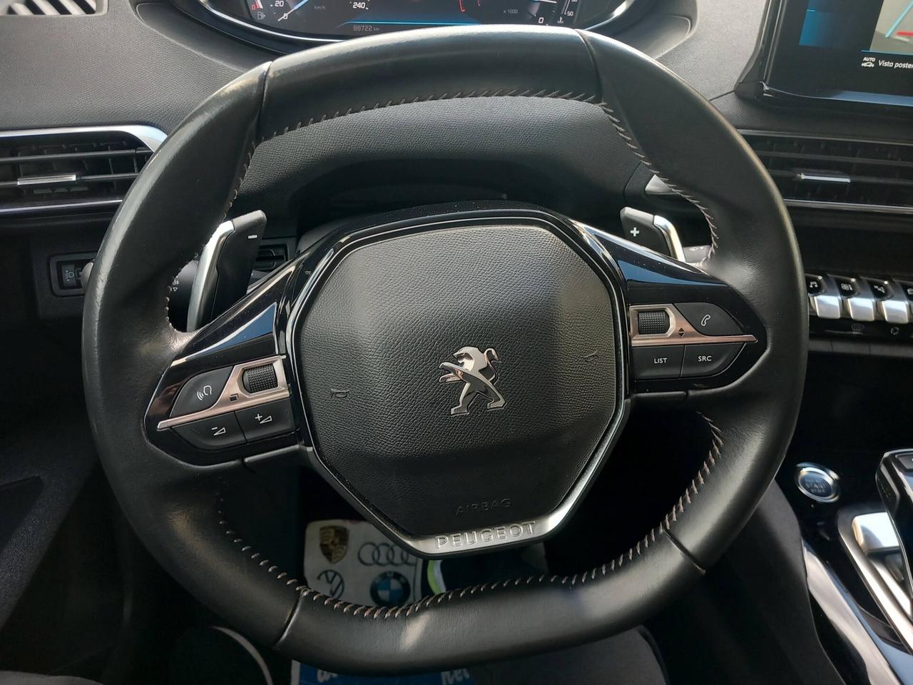 Peugeot 3008 BlueHDi 130 S&S Active KM 88000 NAVI LED SENSORI AUTOMATICA GARANZIA