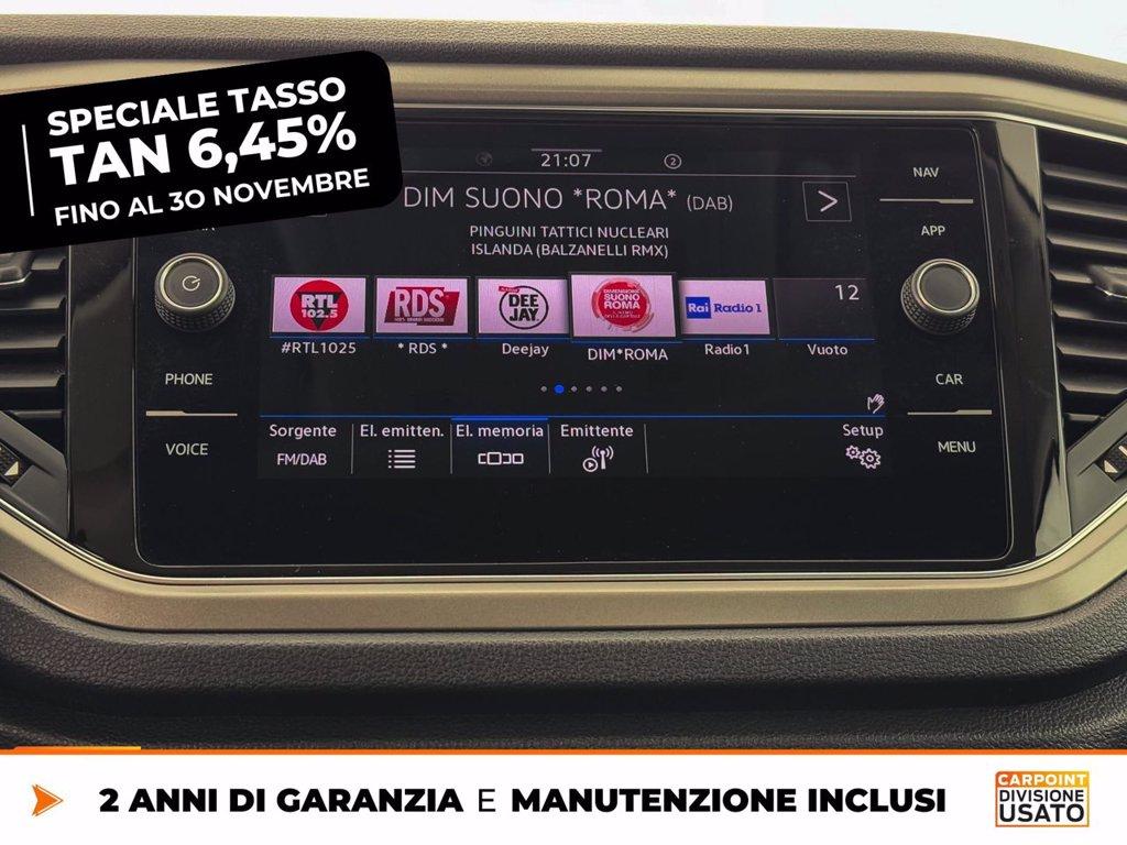 VOLKSWAGEN T-roc 2.0 tdi style 150cv del 2021