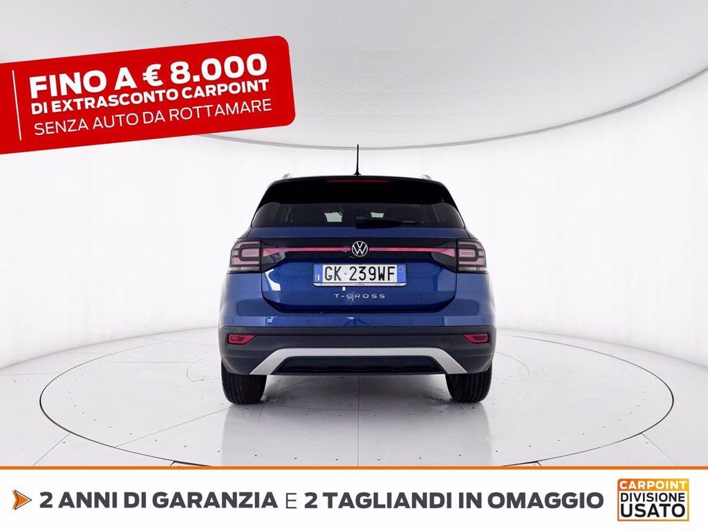 VOLKSWAGEN T-cross 1.0 tsi advanced 110cv del 2022