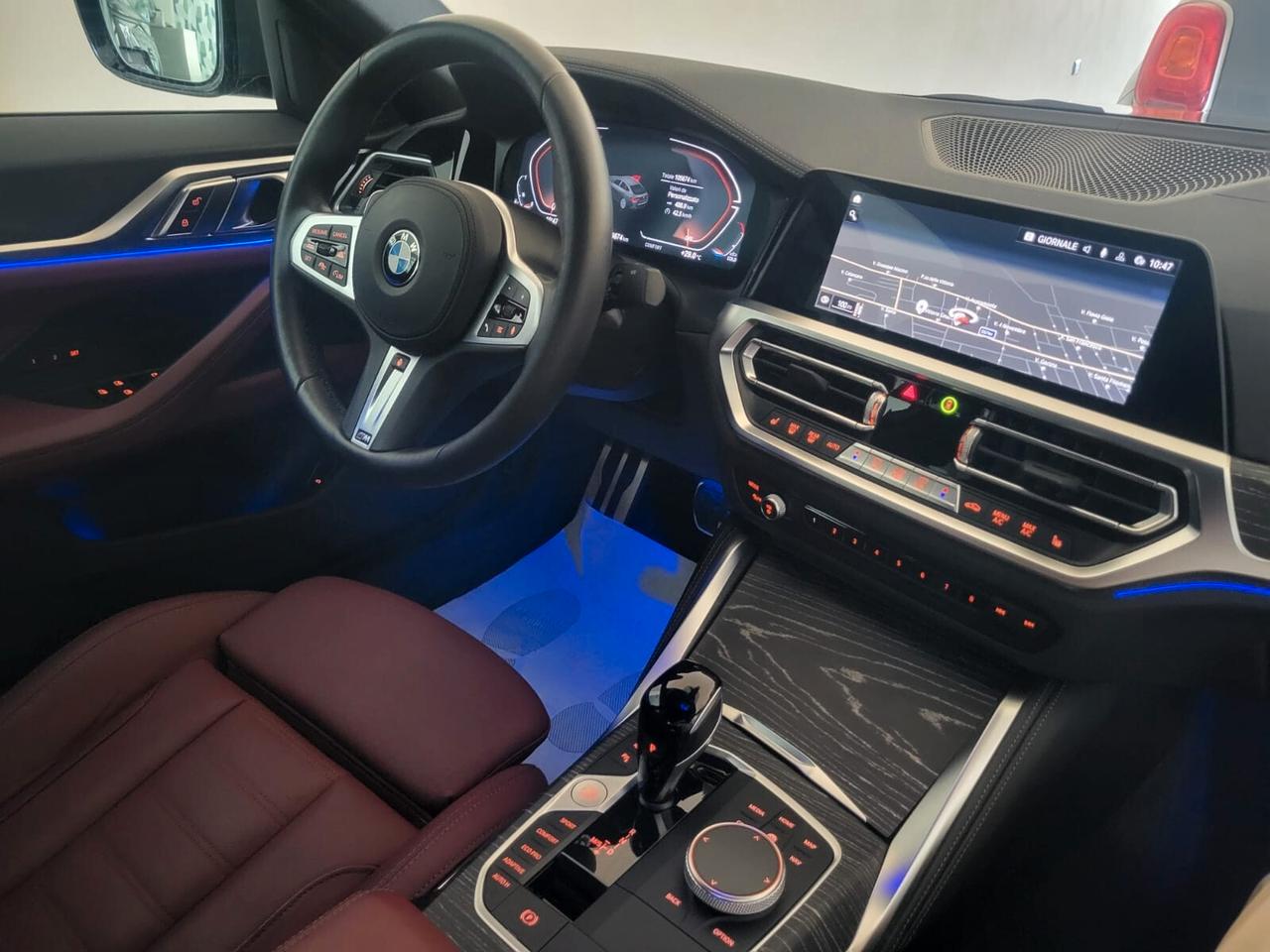 Bmw 4 Gran Coupe 420d 48V Msport+Fari Laser+Cerchi 20+Pelle Bordo' Cartier...