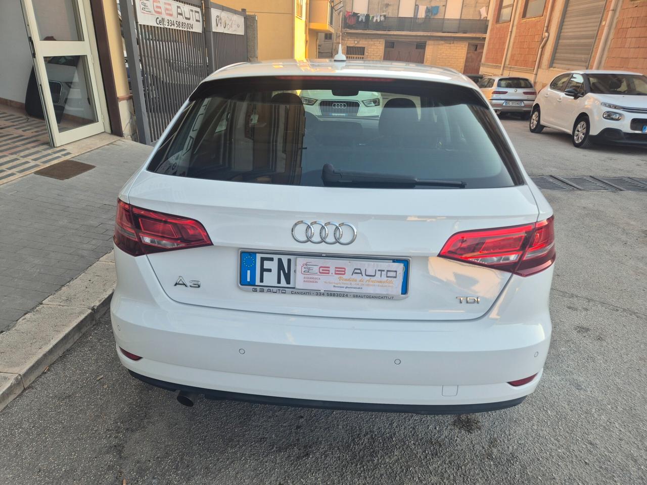 AUDI A3 ANNO 2018 FARI LED SOLI KM 90000 CERTIFICATI